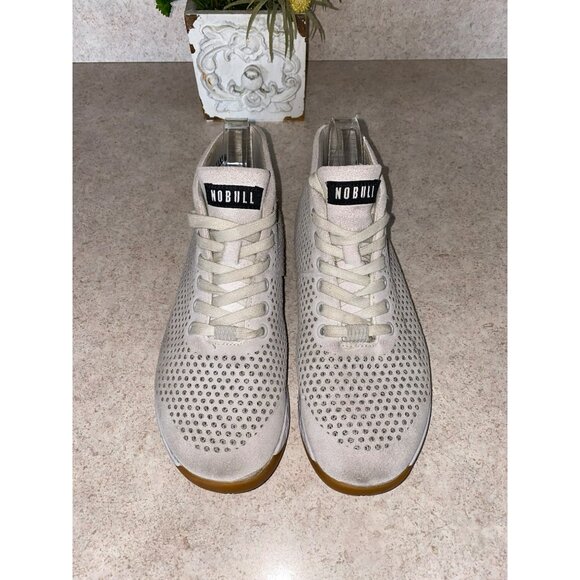 Nobull Mens Lightweight Perforated Trainers With Gum Sole Size 8 - Picture 3 of 10